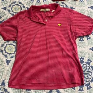 Masters women’s polo, stripped, size small